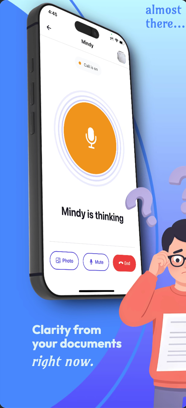 Mindy is thinking about your document